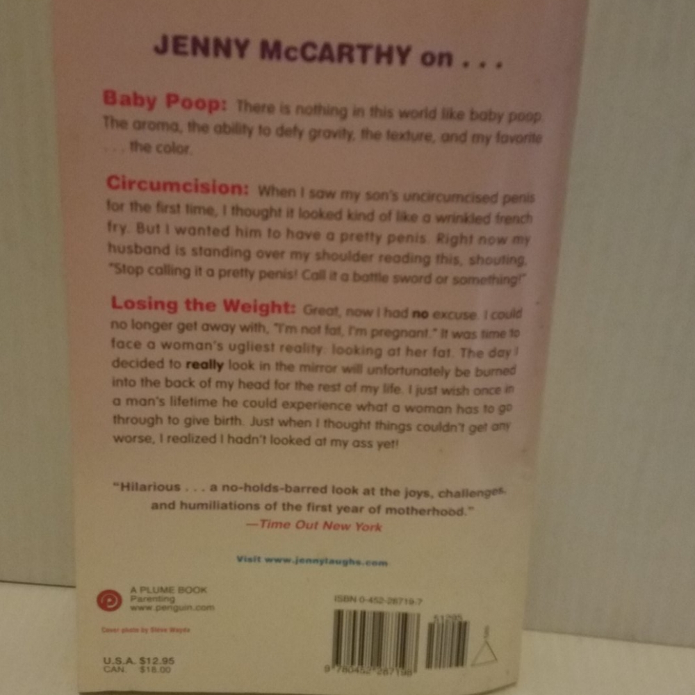 Baby Laughs by Jenny McCarthy paperback book - Picture 2 of 4